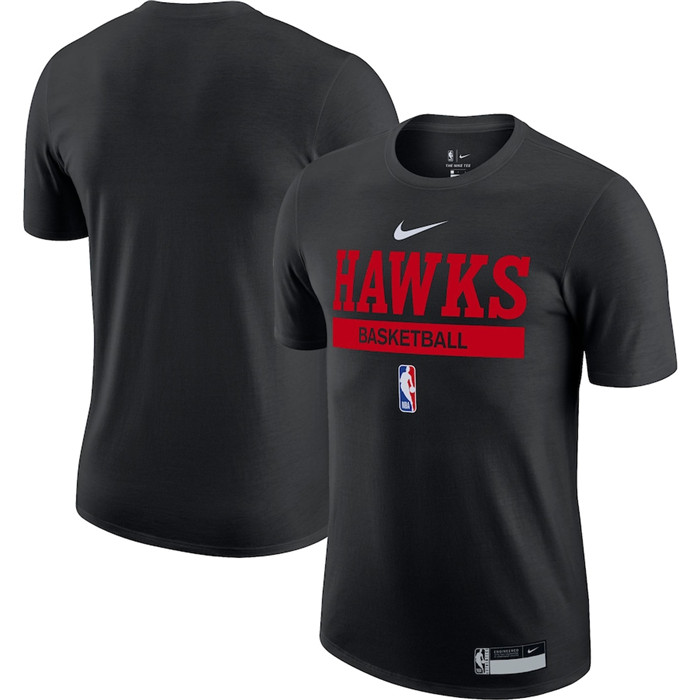 Men's Atlanta Hawks Black 2022/23 Legend On-Court Practice Performance T-Shirt